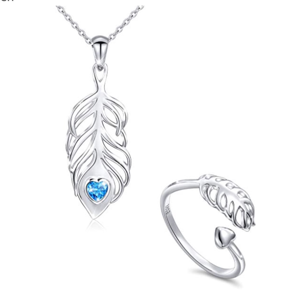 S925 Sterling Silver JewelrySets Necklace Earrings